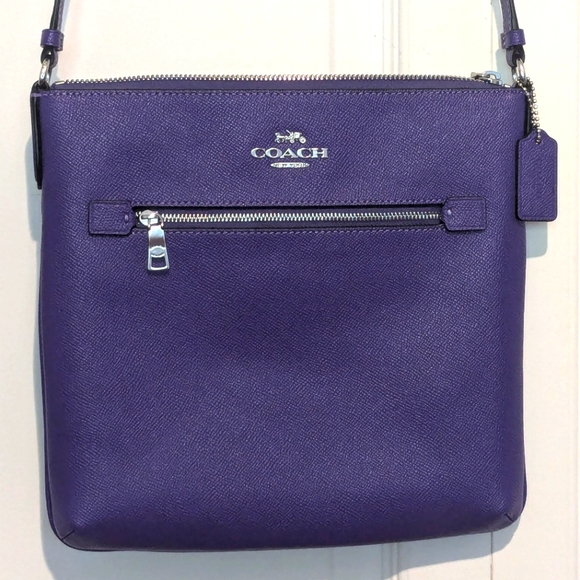 Coach Handbags - Coach Rowan File Bag in Sport Purple - Like New